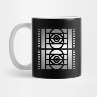 “Dimensional Eyes” - V.1 Grey - (Geometric Art) (Dimensions) - Doc Labs Mug